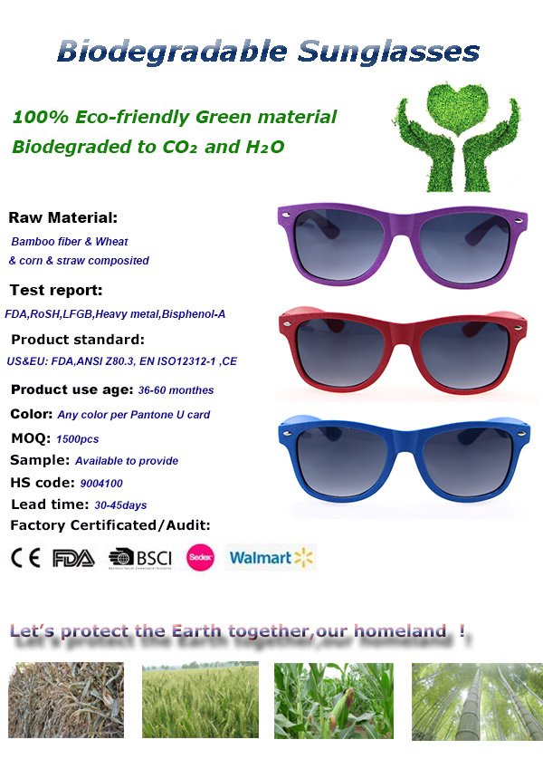 biodegradable sunglasses